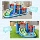 Inflatable Kids Water Slide Bounce Castle with 480W Blower by LJGDeals