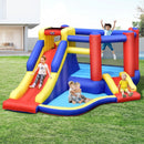 Kids Inflatable Bouncy Castle with Double Slides without Air Blower by LJGDeals