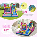 Sweet Candy Inflatable Bounce House with Water Slide and 480W Blower by LJGDeals