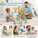 162 Pieces Bamboo Marble Run Educational Learning Toy Set by LJGDeals