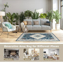 Faux Wool Fabric Area Rugs Doormat by LJGDeals