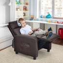 Ergonomic PU Leather Kids Recliner Lounge Sofa for 3-12 Age Group by LJGDeals