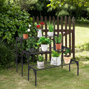 Outdoor 3 Tier Metal Plant Stand with Heavy Duty Rack for Multiple Use by LJGDeals