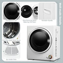 1.5 Cu .ft Clothes Dryer with with Stainless Steel Wall Mount by LJGDeals