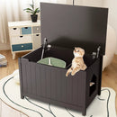 Wooden Cat Litter Box Enclosure with Top Opening Side Table Furniture by LJGDeals