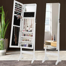 Standing Jewelry Cabinet with Full Length Mirror by LJGDeals