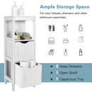 Freestanding Storage Cabinet with 2 Removable Drawers for Bathroom by LJGDeals