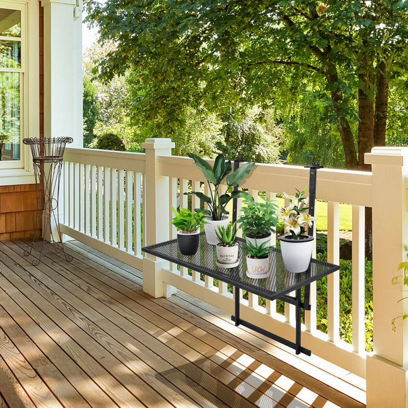 Railing Folding Table with 5-Level Adjustable Heights, photo 2 of 6