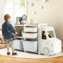 Toddler Truck Storage Organizer with Plastic Bins by LJGDeals