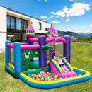 6-in-1 Kids Inflatable Unicorn-themed Bounce House with 735W Blower by LJGDeals
