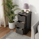 Foldable Utility Cart on 4 Rotate Wheels with Cup Holder by DirectDeals