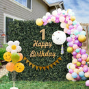 12 Pieces Artificial Peanut Leaf Hedges Panels by LJGDeals