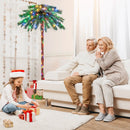 6 Feet Pre-Lit Artificial Tropical Christmas Palm Tree with 210 Multi-Color Lights by LJGDeals