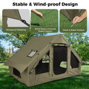 4-6 People Inflatable Camping Tent with 4 Mesh Screen Windows and 2 Doors by LJGDeals