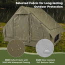 4-6 People Inflatable Camping Tent with 4 Mesh Screen Windows and 2 Doors by LJGDeals