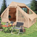 4-6 People Inflatable Camping Tent with 4 Mesh Screen Windows and 2 Doors by LJGDeals