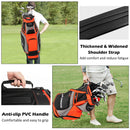 10.5 Inch Golf Stand Bag with 14 Way Dividers and 7 Zippered Pockets