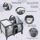 Portable Baby Nursery Center 4-in-1 Portable Travel Crib by LJGDeals
