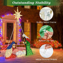 6 Feet Lighted Nativity Scene with 240 LED Lights by DirectDeals