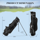 Golf Stand Cart Bag with 4 Way Divider Carry Organizer Pockets by LJGDeals