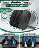 LX21 Foot and Calf Massager with Remote, Neuropathy & Plantar Fasciitis Relief, Granite Black