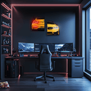 Car light up sign, Car neon light sign, Car wall art lighted, Car led wall decor, Car led sign, Garage neon sign, Neon painting art For Man - UvCar34