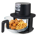 4.7 QT Glass Air Fryer with Steam Frying Mode by LJGDeals