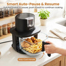 4.7 QT Glass Air Fryer with Steam Frying Mode by LJGDeals