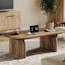 47" Coffee Table, Farmhouse Center Table Low Cocktail Tea Table