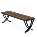 78.74" Two Person Desk Industrial Double Computer Desk with Metal Frame