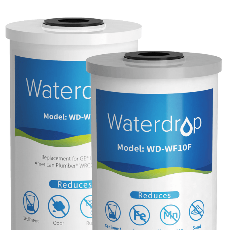 Waterdrop WD-WHF21-FG Whole House Water Filter, GAC and Iron Manganese Reducing Filter Cartridge