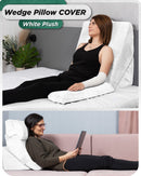 Cover Set Only for LX6, White Plush, Pillows and Foam not Included