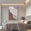 Abstract Earthy Waves Wall Art