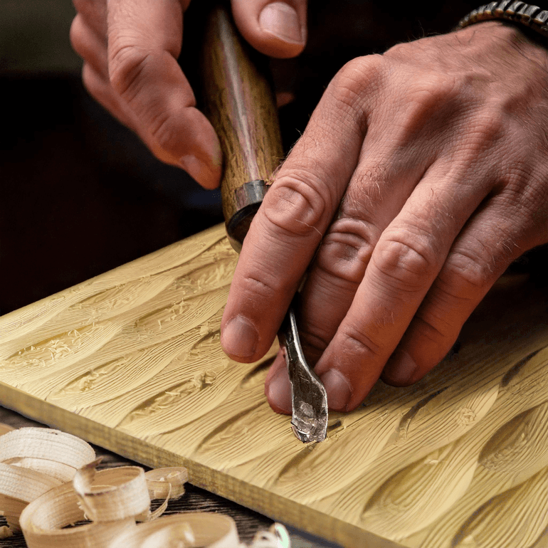 Acacia Elara Solid Wood TV Stand with Storage and Cable Management for TVs up to 80"