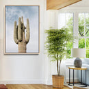 Saguaro Cactus Wall Art Canvas Print – Framed Earthy Desert