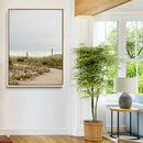 Desert Landscape Wall Art Canvas Print – Cacti and Shrubs