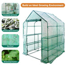 3 Tiers 8 Shelves Walk-in Greenhouse Mini Portable Outdoor Planter House