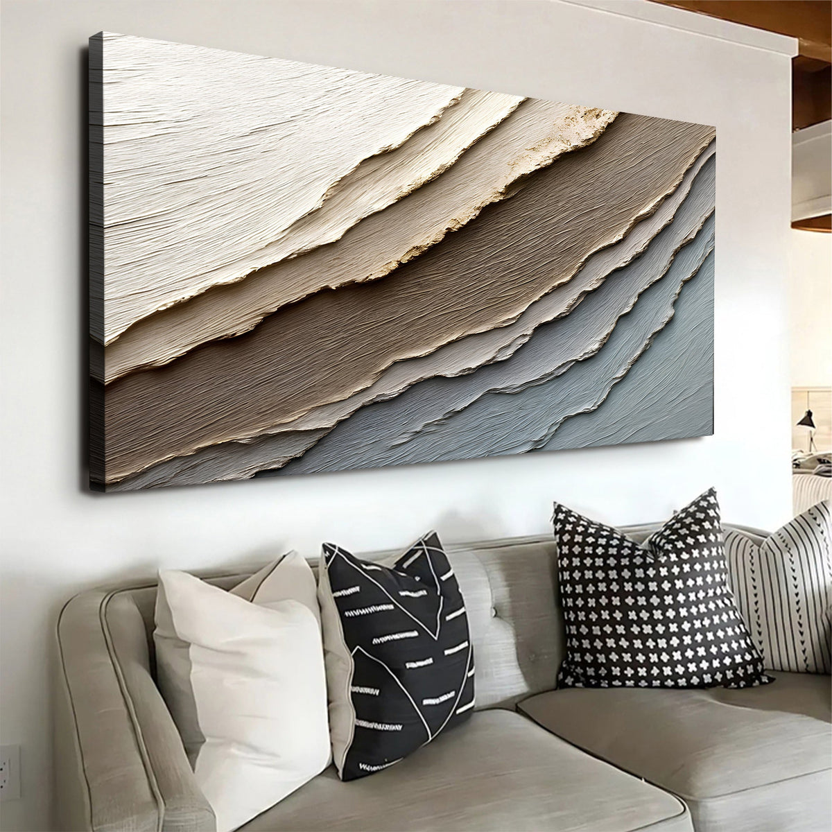 Abstract Earth Tones Wall Art, photo 4 of 10