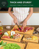 Cutting Board Set of 5, Bamboo