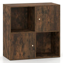 4-Cube Bookcase with 2 Cabinets and Anti-Tip Kit by DirectDeals