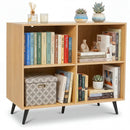 4-Cube Bookshelf with Metal Legs - White by LJGDeals