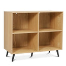 4-Cube Bookshelf with Metal Legs - White by LJGDeals