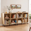 4-Cube Bookshelf with Metal Legs - White by LJGDeals