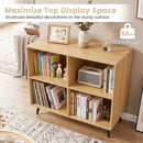 4-Cube Bookshelf with Metal Legs - White by LJGDeals
