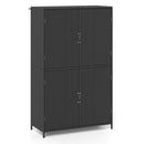 Rattan Vertical Storage Shed with Adjustable Shelves by DirectDeals