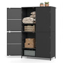 Rattan Vertical Storage Shed with Adjustable Shelves by LJGDeals