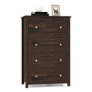 4 Drawer Dresser for Closet Hallway Living Room Nursery-Brown by LJGDeals