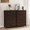 4 Drawer Dresser for Closet Hallway Living Room Nursery-Brown by LJGDeals