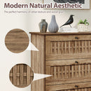4-Drawer Dresser with Interlocking Mechanism and Metal Legs for Bedroom-Oak by LJGDeals