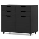 4 Drawer File Cabinet with Wheels for Home Office Organization by LJGDeals